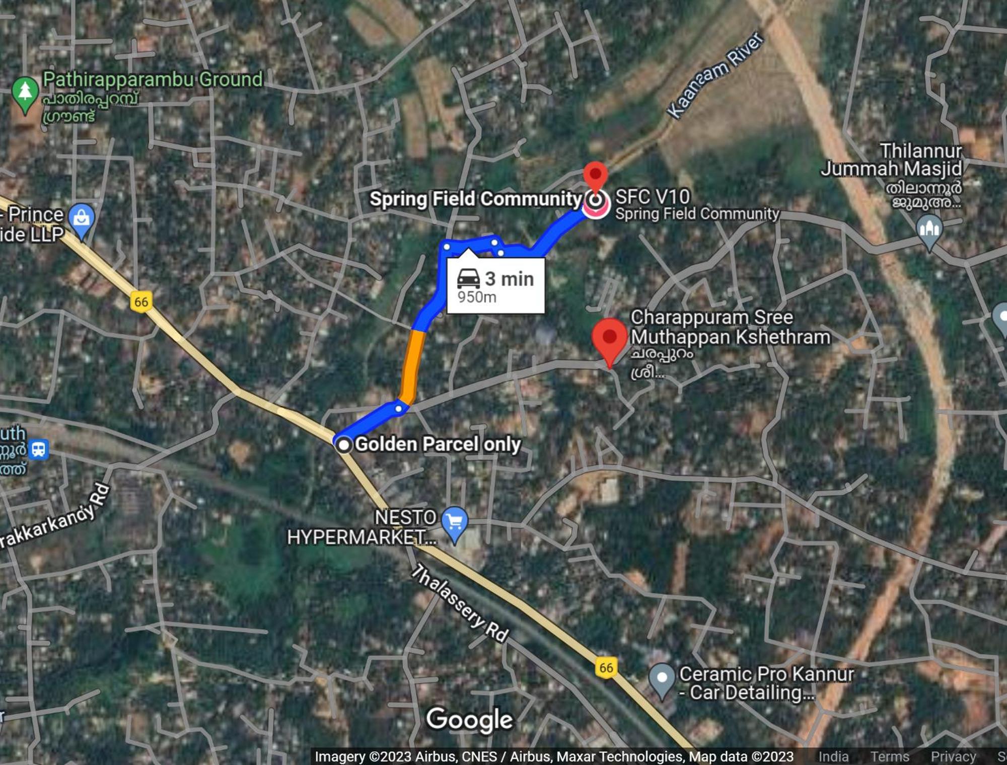 "Radhas" 4Br Villa In Gated Spring Field Community, Kannur Exteriör bild